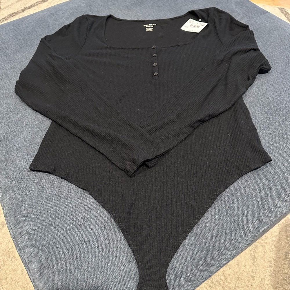 Black Long Sleeve Bodysuit